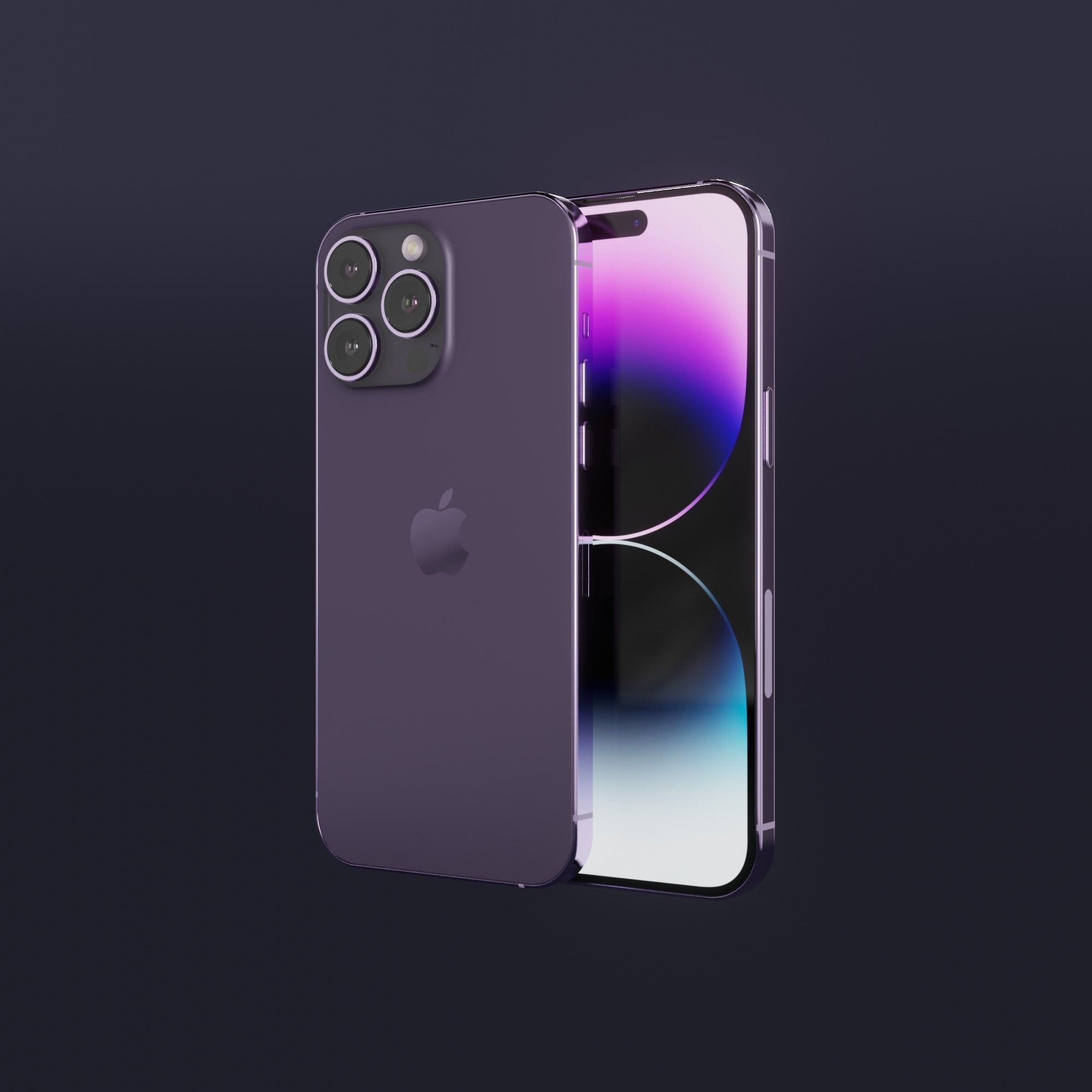 iPhone 14 Pro max Low-poly 3D model_12