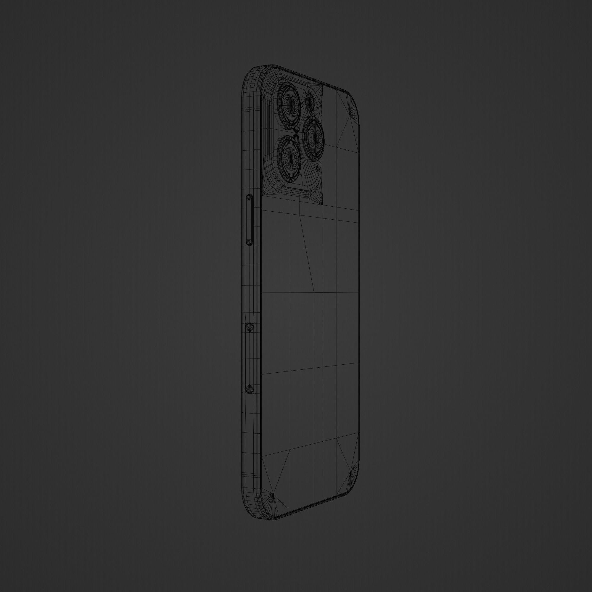 iPhone 14 Pro max Low-poly 3D model_29