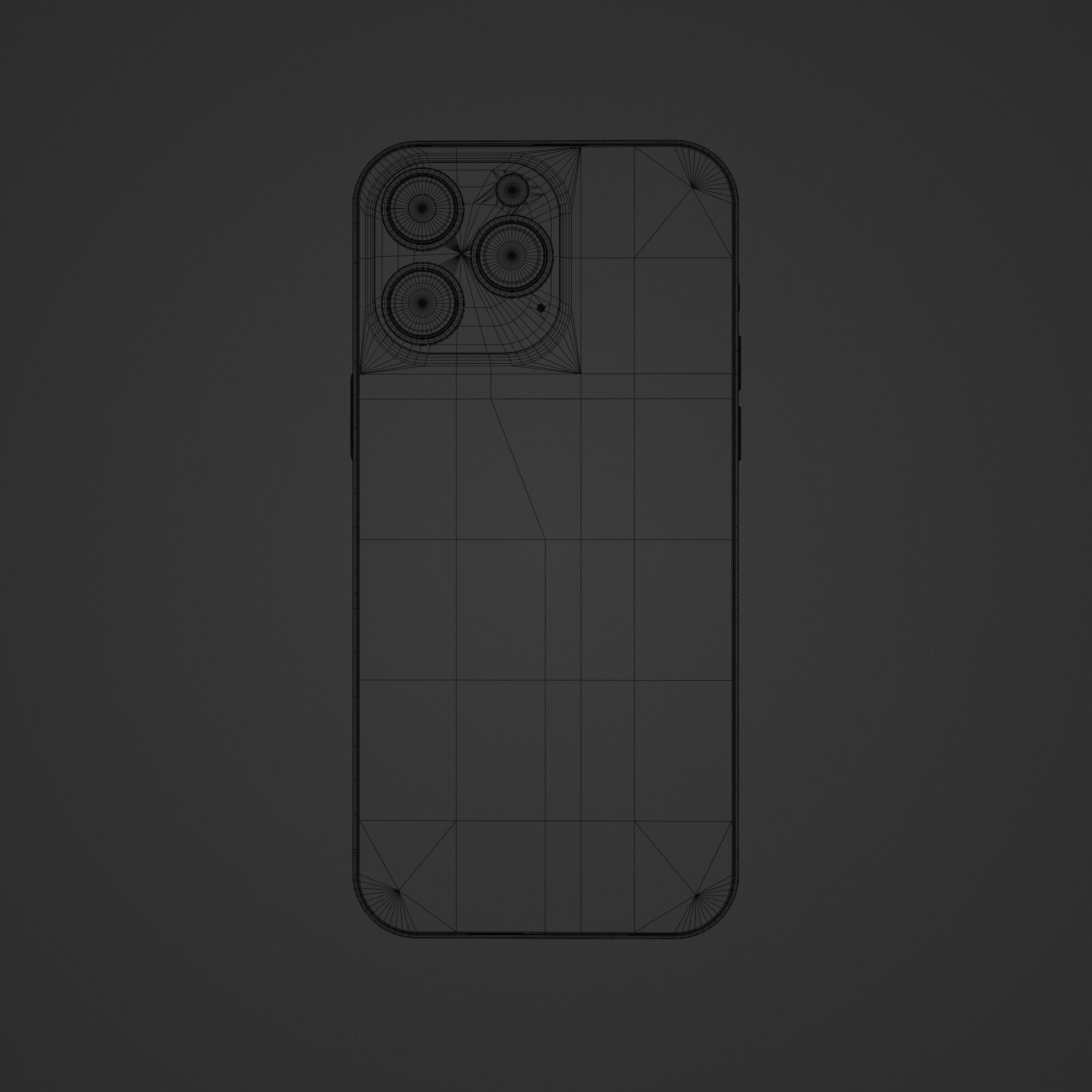 iPhone 14 Pro max Low-poly 3D model_28