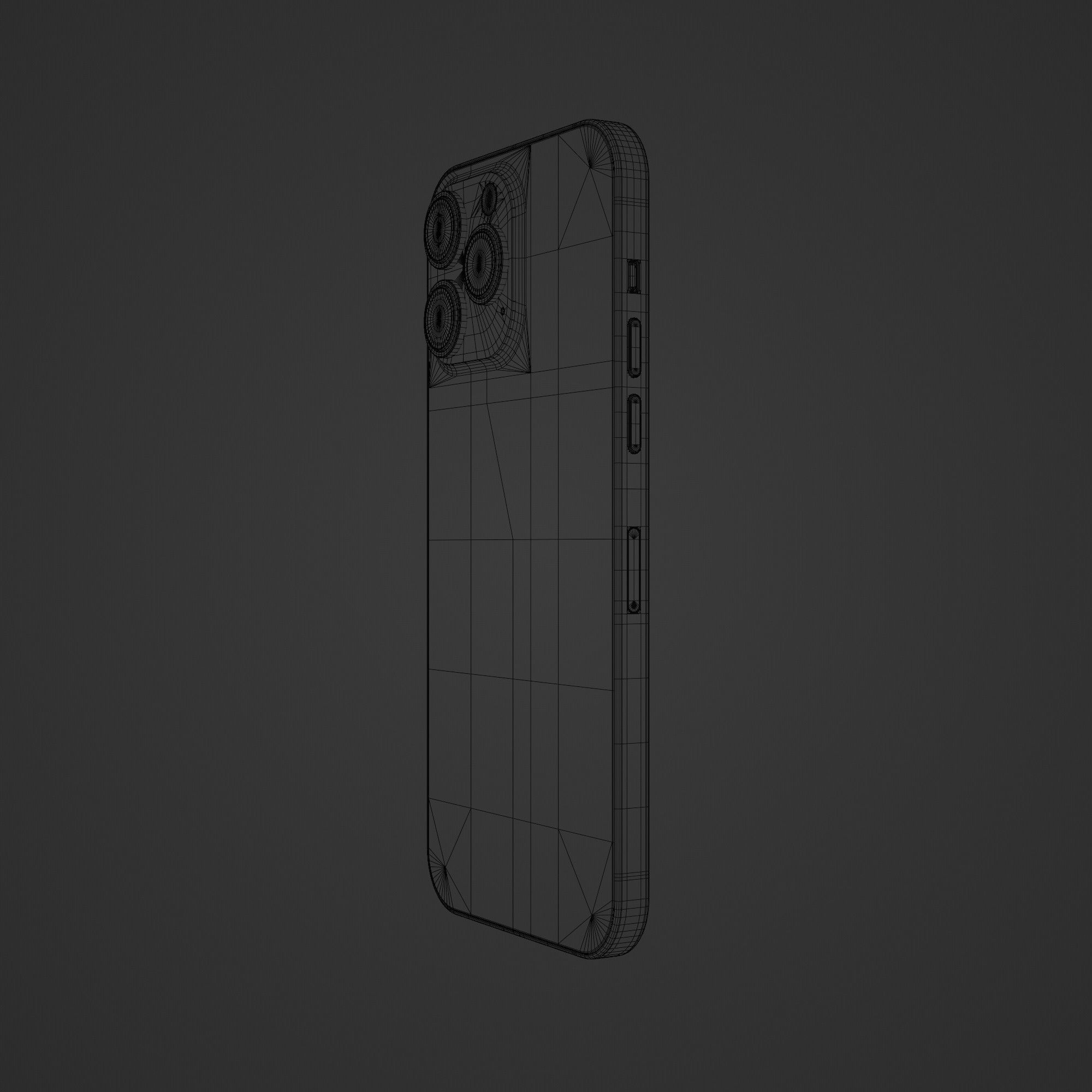 iPhone 14 Pro max Low-poly 3D model_34
