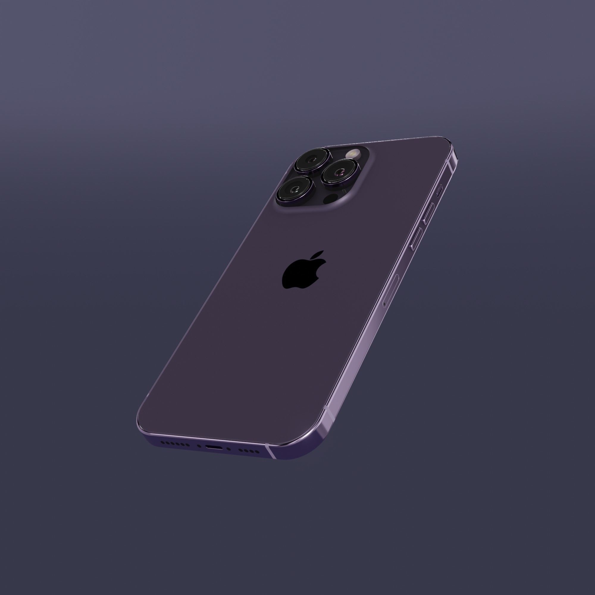 iPhone 14 Pro max Low-poly 3D model_14