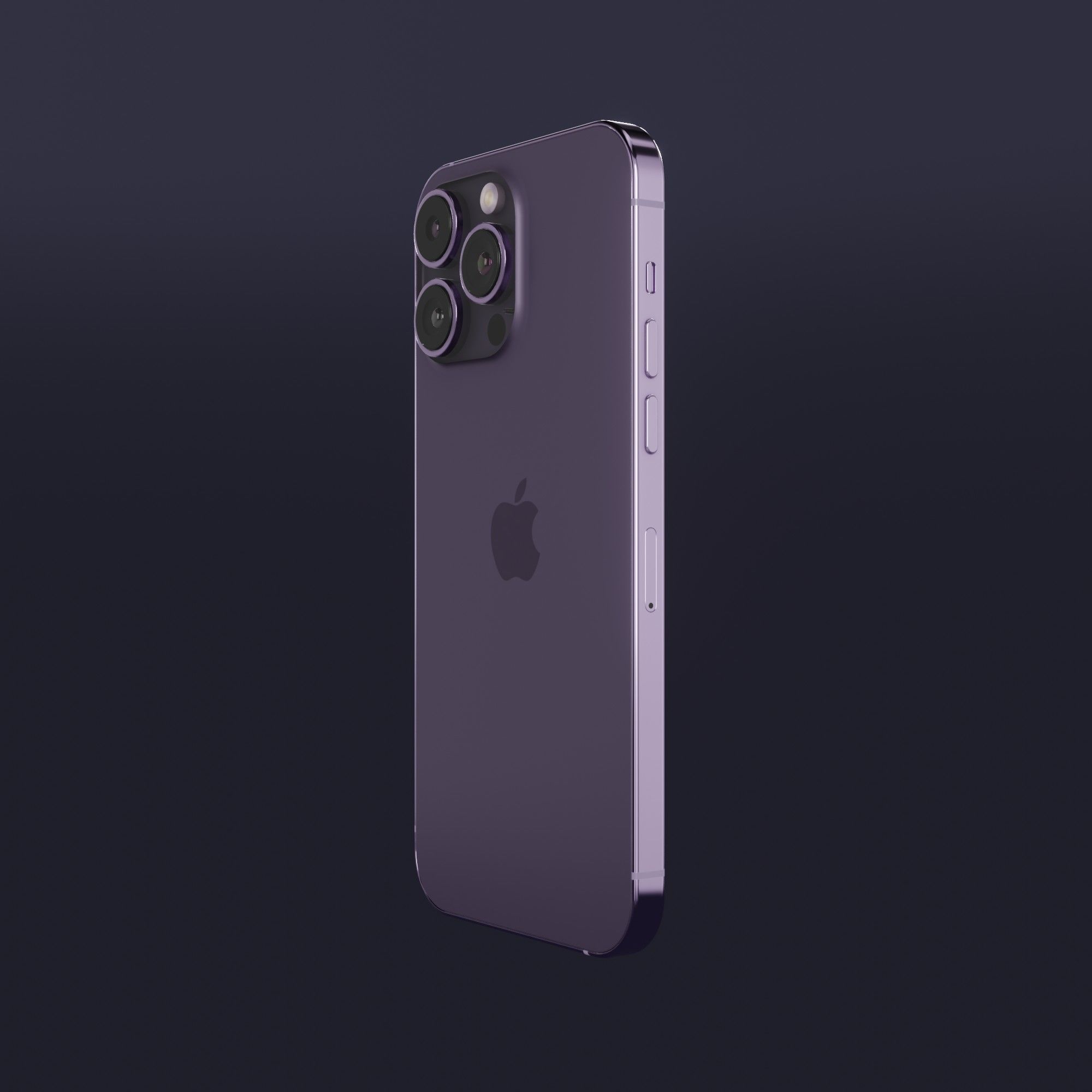 iPhone 14 Pro max Low-poly 3D model_11