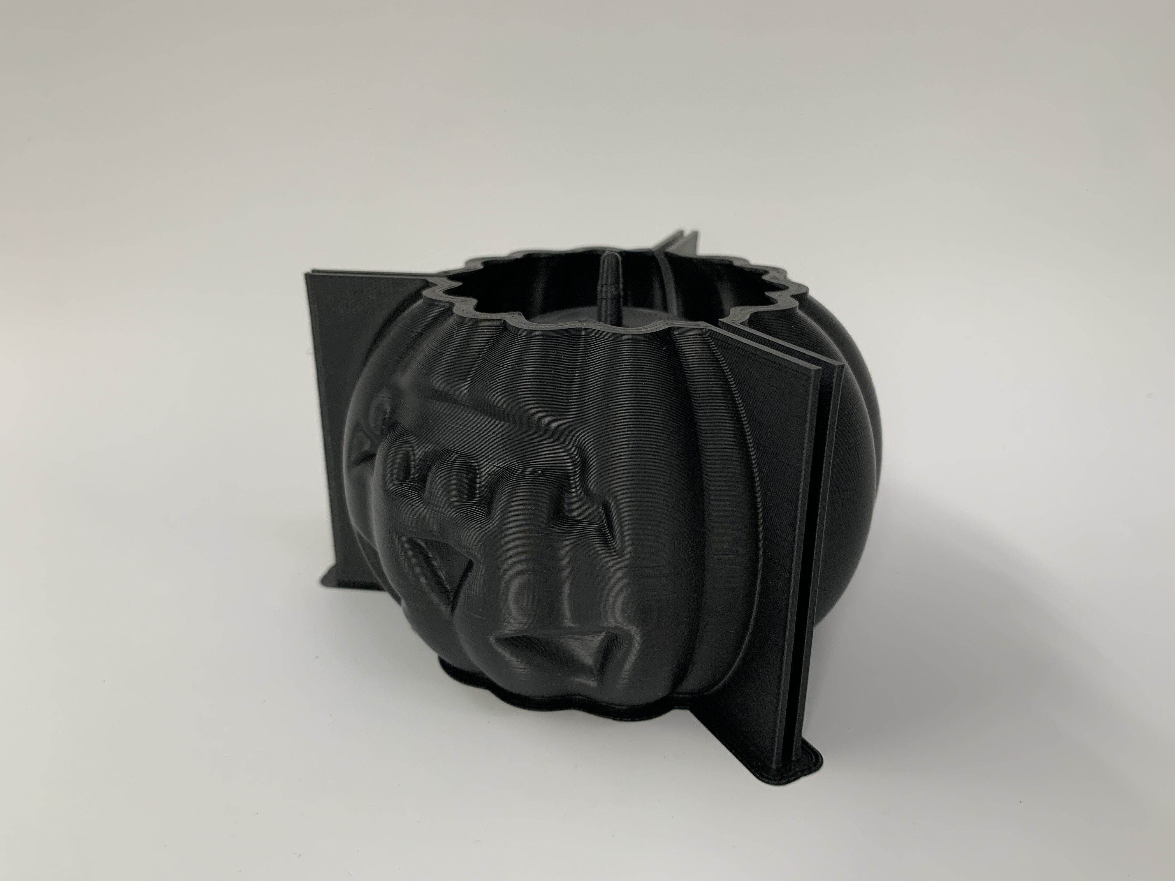 Jack O Lantern Pot mold 3Dprint - Include Pot file for print 3D print model_2