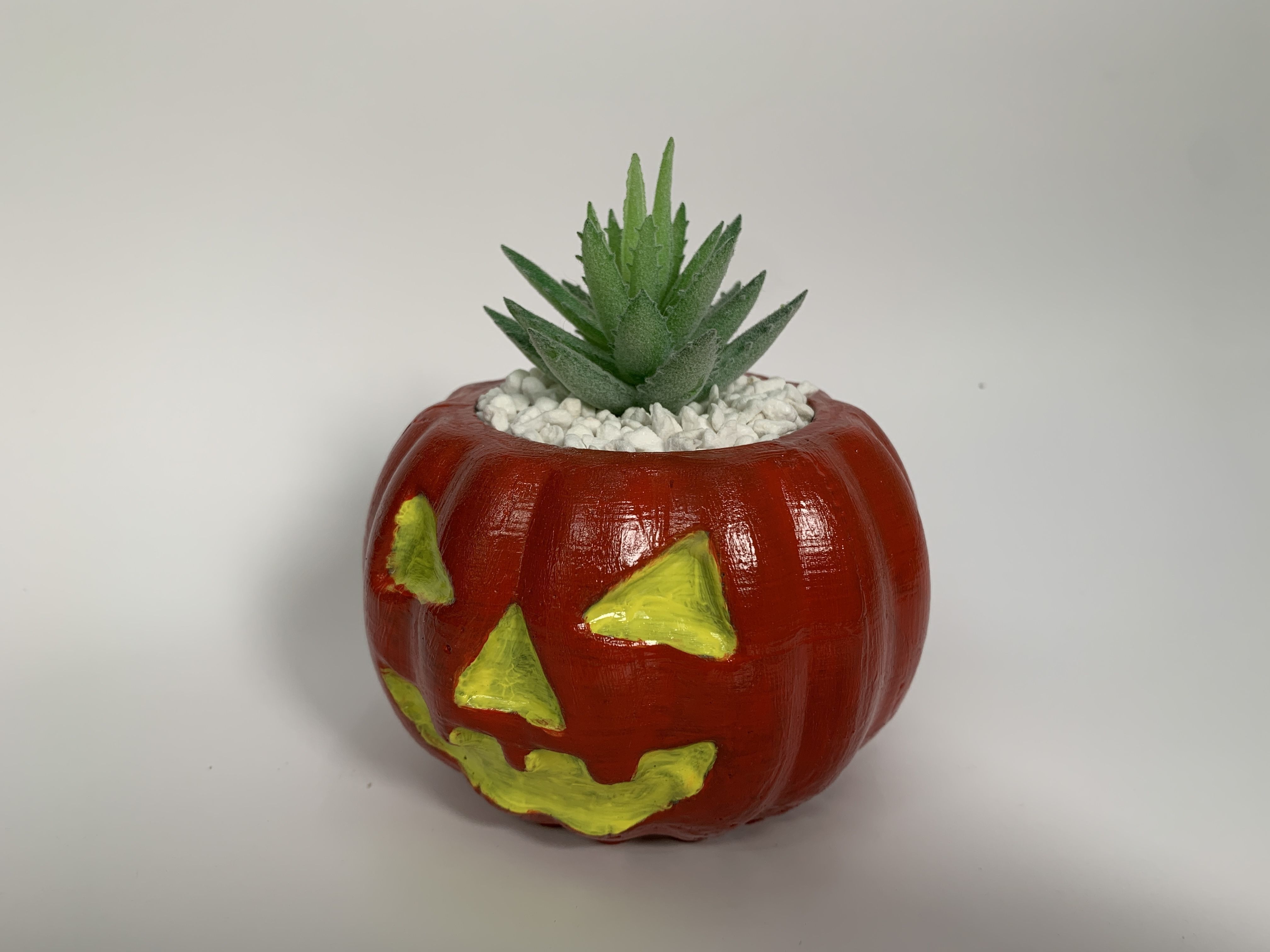 Jack O Lantern Pot mold 3Dprint - Include Pot file for print 3D print model_5