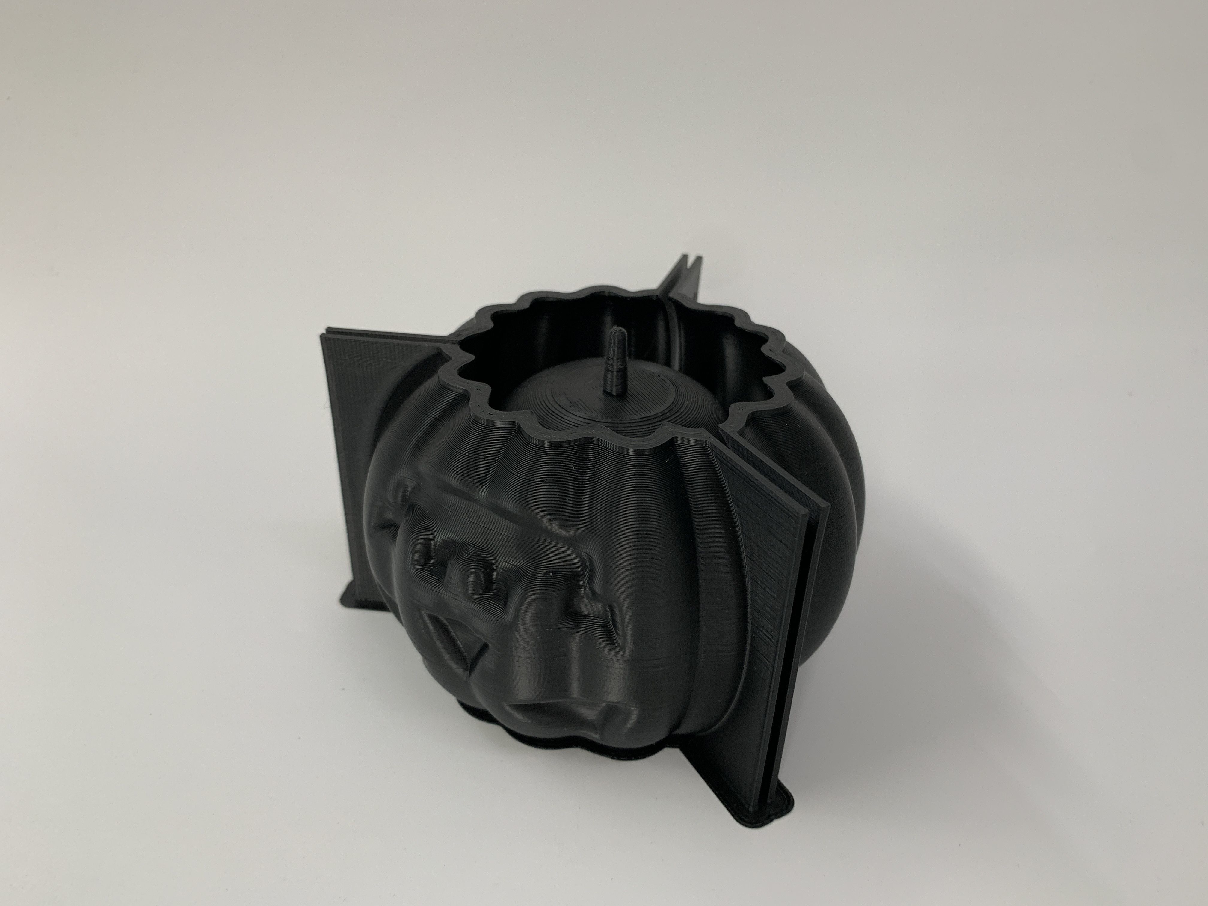 Jack O Lantern Pot mold 3Dprint - Include Pot file for print 3D print model_3