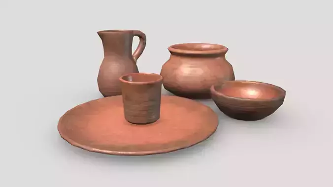 Clay Tableware set