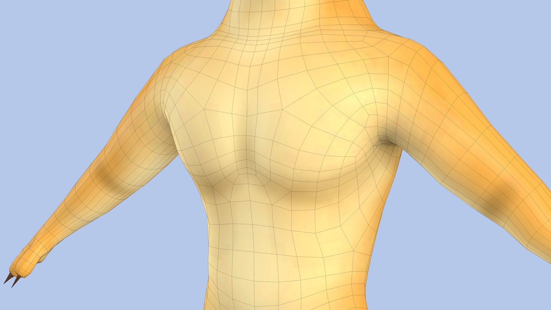 Cartoon Lion Low-poly 3D model_15