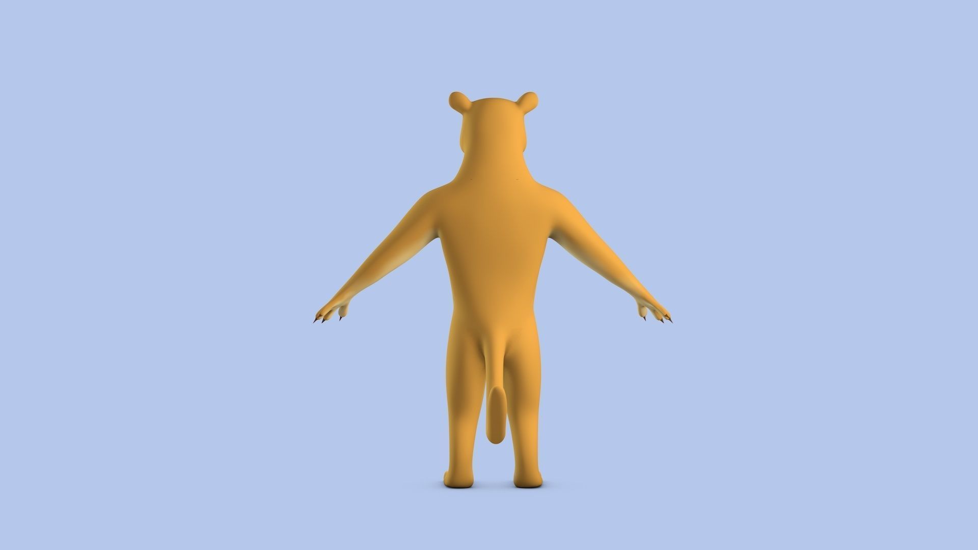 Cartoon Lion Low-poly 3D model_5