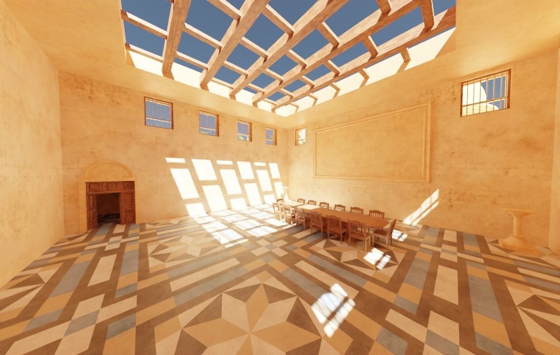 ancient arabian palace 3D model_13