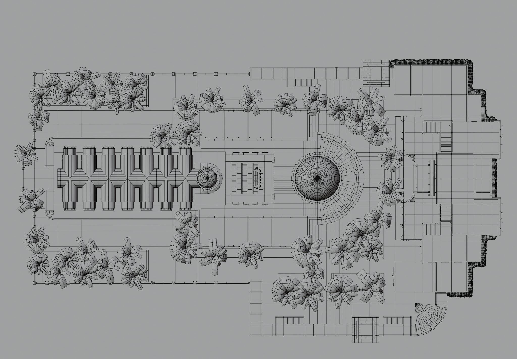 ancient arabian palace 3D model_25