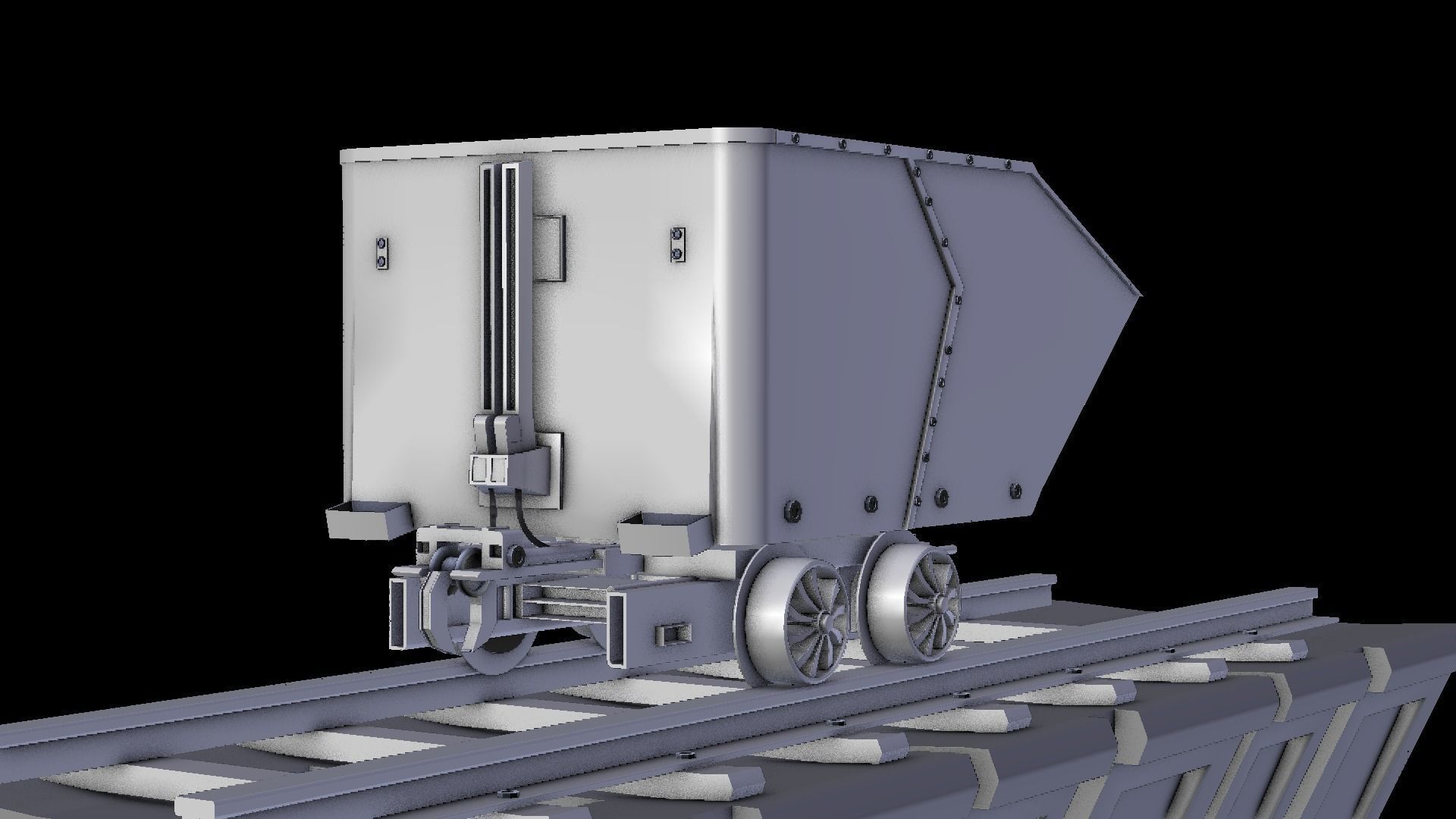 Mining Cargo 3D model_4