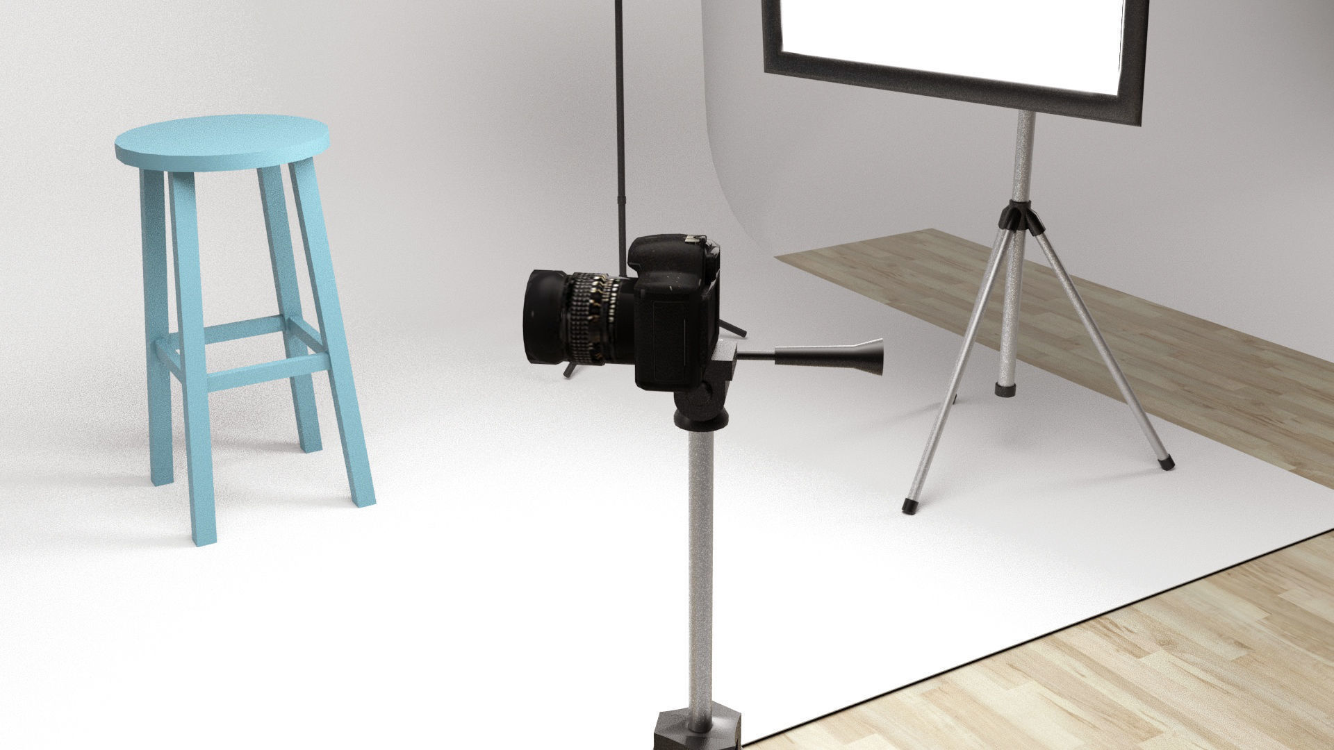 Photo Studio Props Low-poly 3D model_4