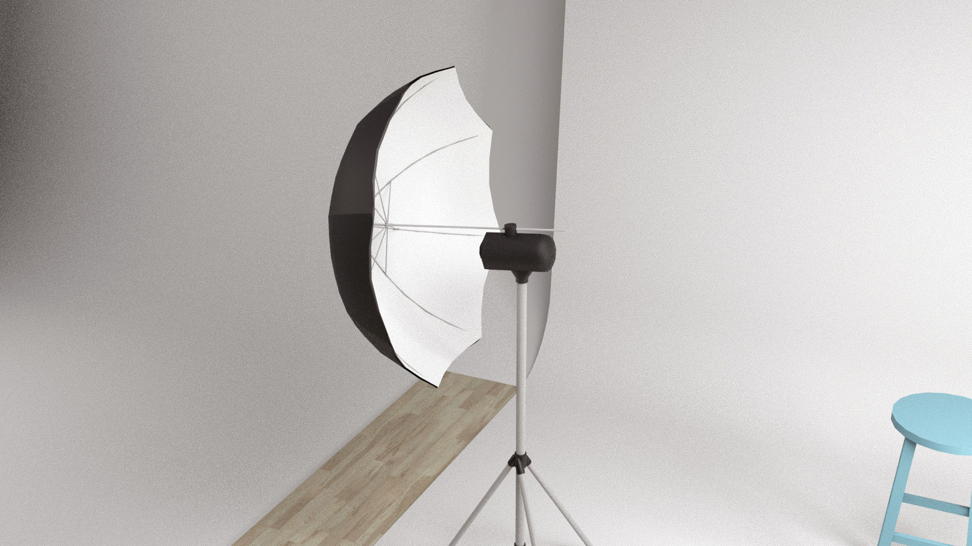 Photo Studio Props Low-poly 3D model_9