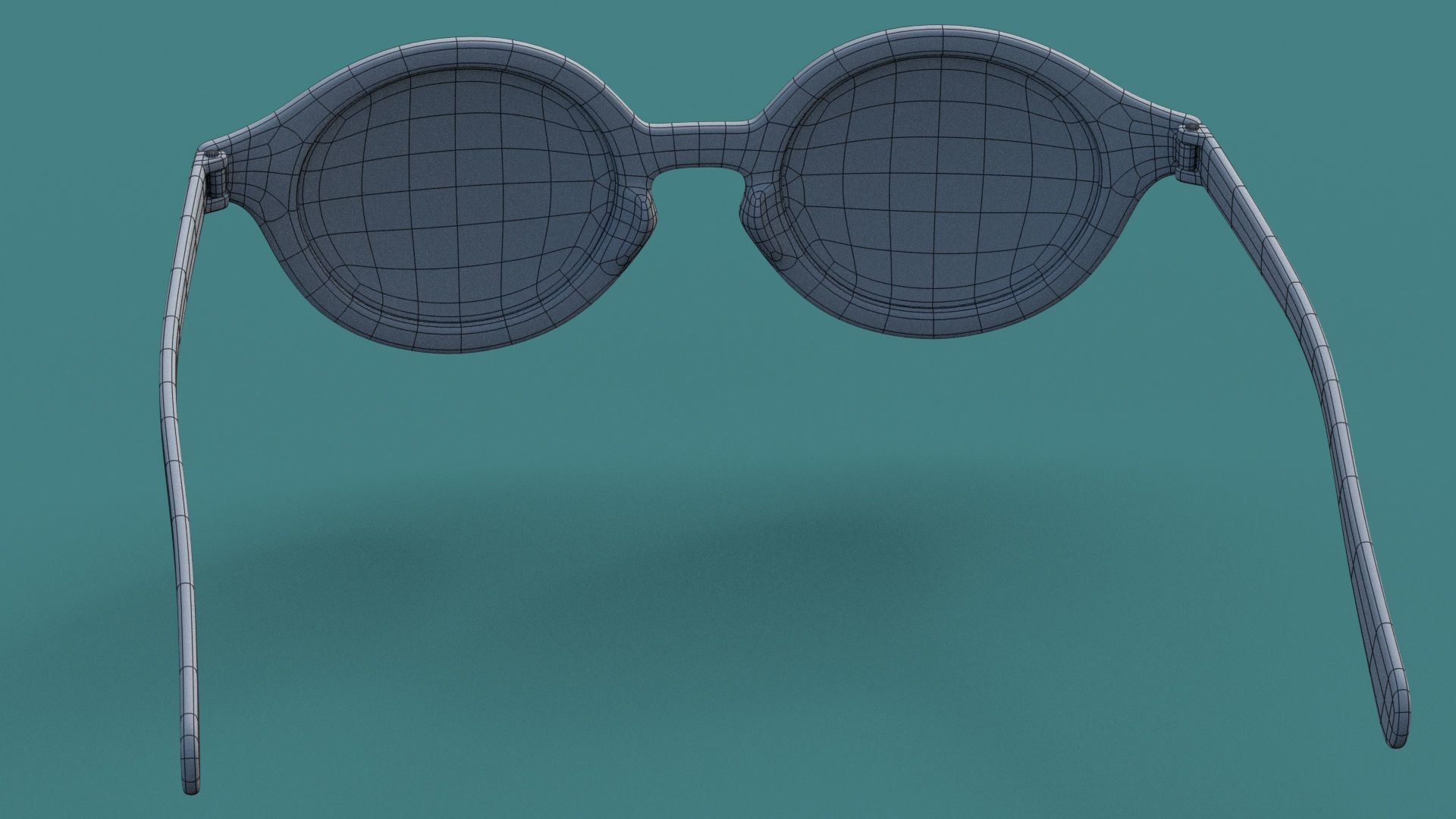 Sunglasses in 5 different colors Collection Low-poly 3D model_12