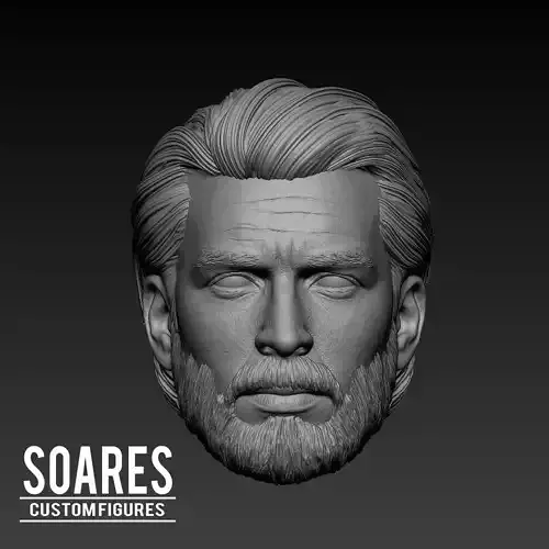 Captain America Infinity War - Steve Rogers Head 3D print model
