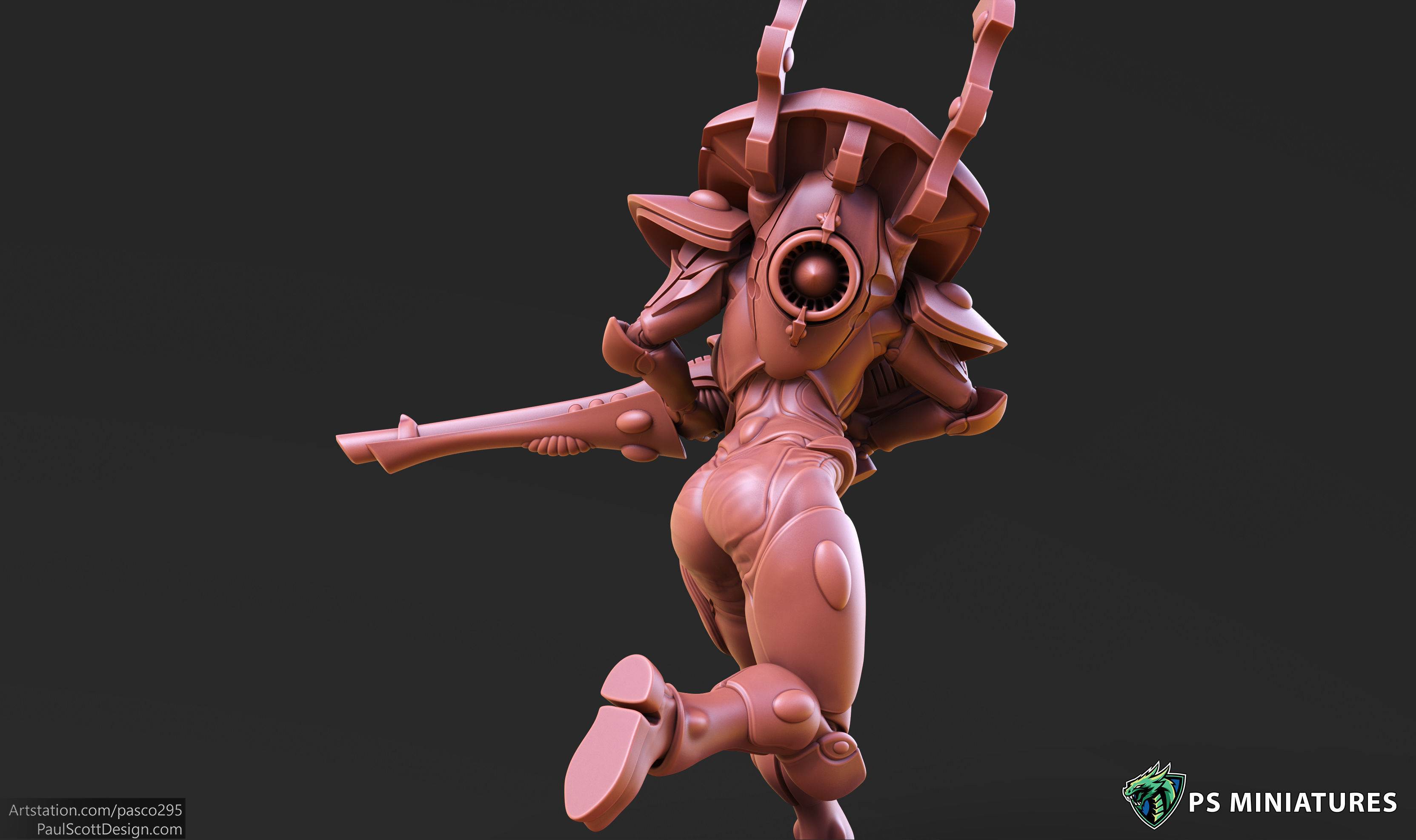 Elf Female Soldiers Bundle  40 variants and Pinups 3D print model_31