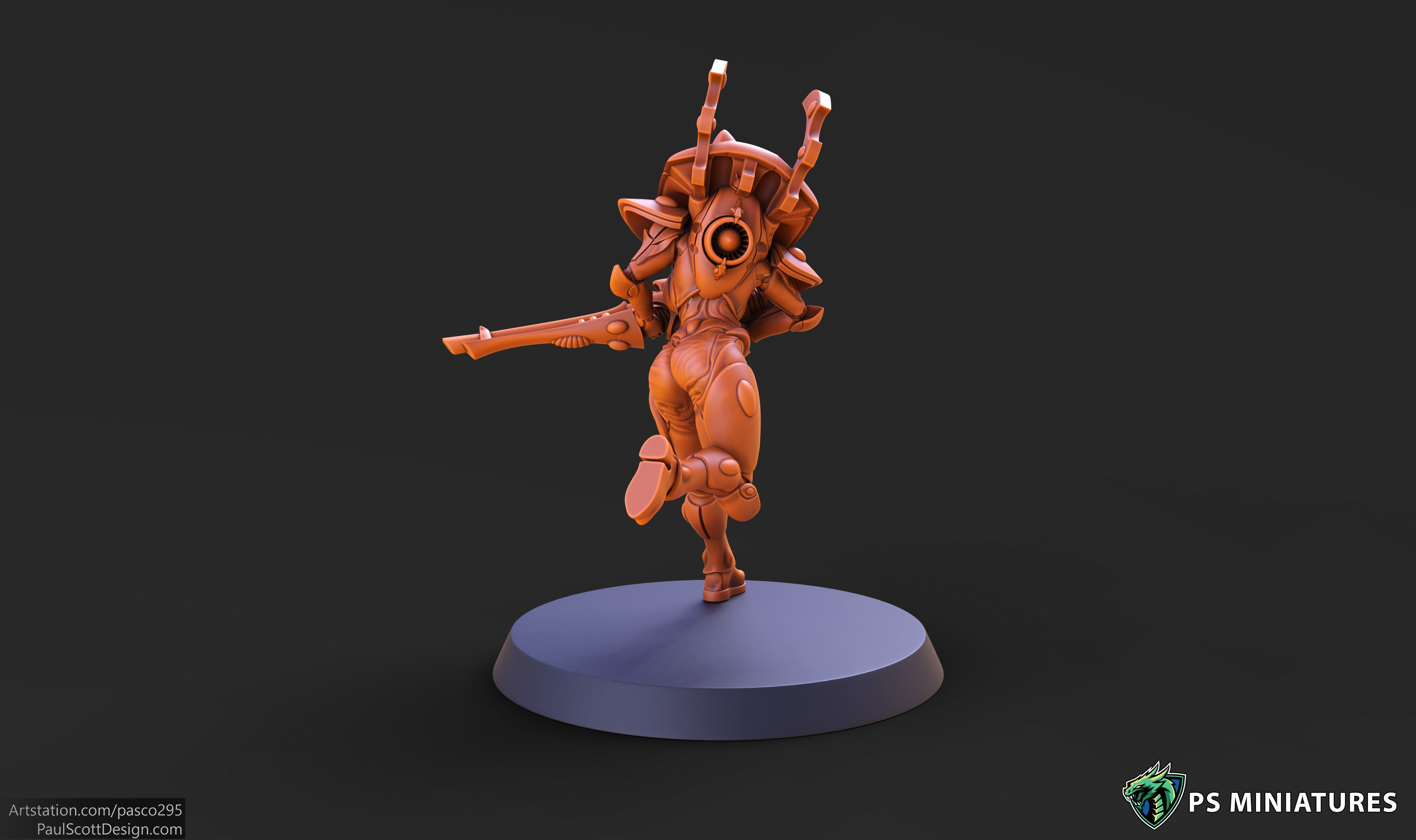 Elf Female Soldiers Bundle  40 variants and Pinups 3D print model_34