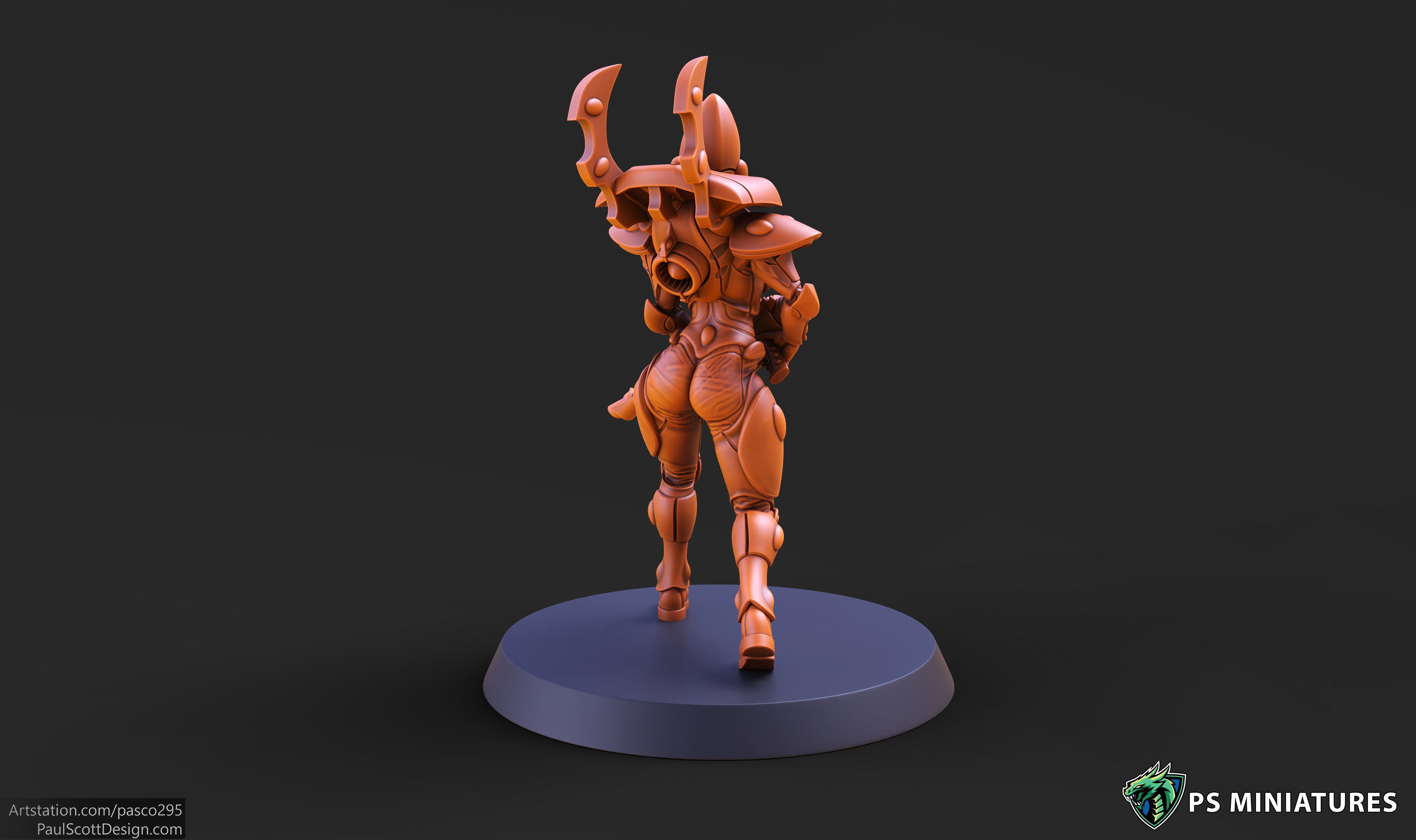 Elf Female Soldiers Bundle  40 variants and Pinups 3D print model_45