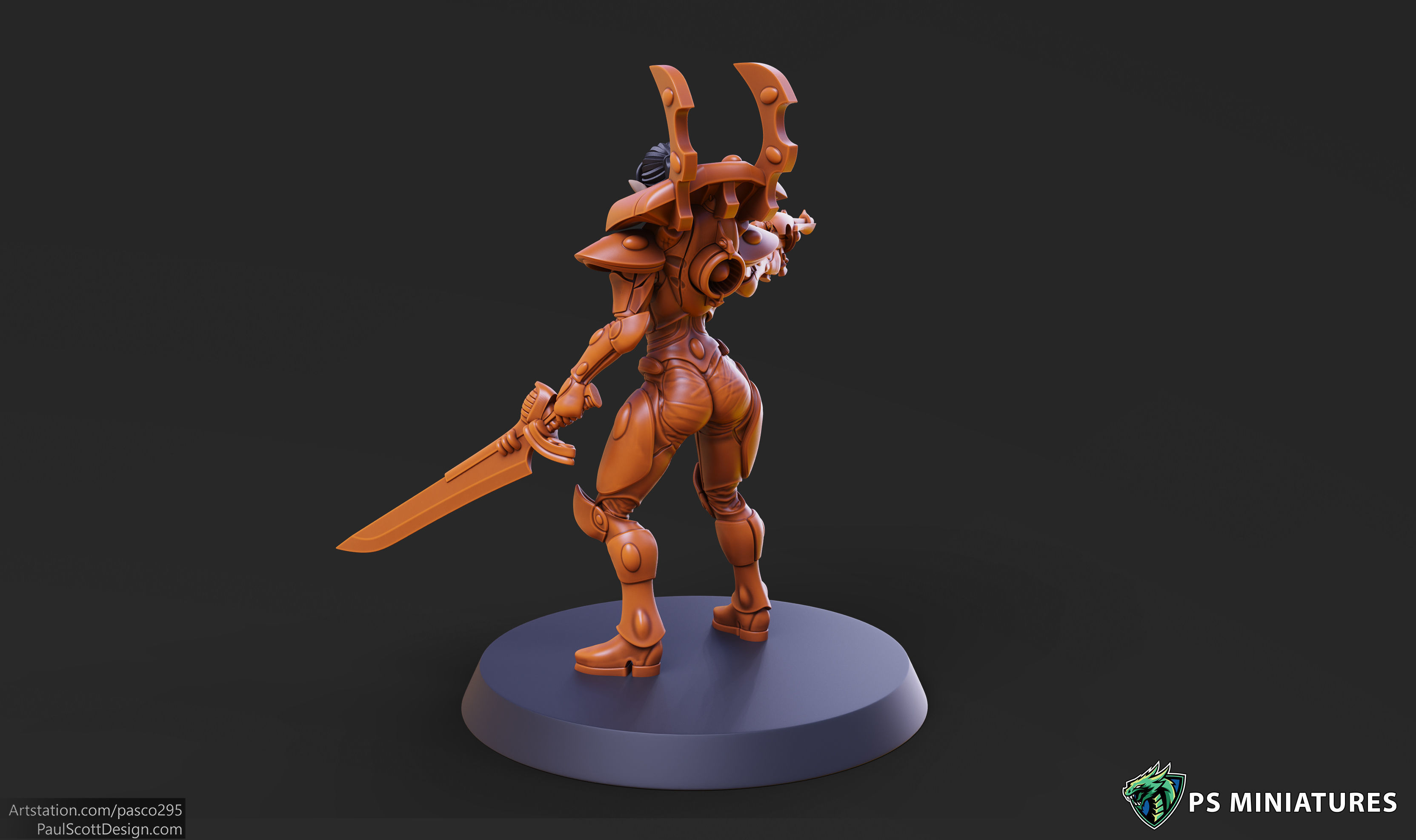 Elf Female Soldiers Bundle  40 variants and Pinups 3D print model_10