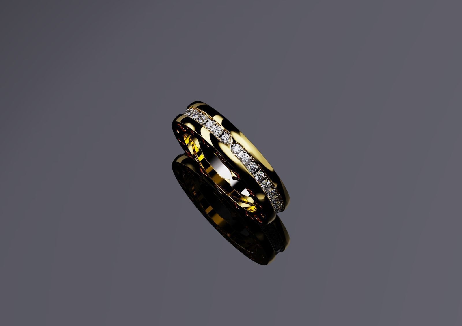  Bzero Style Ring 3D print model_1
