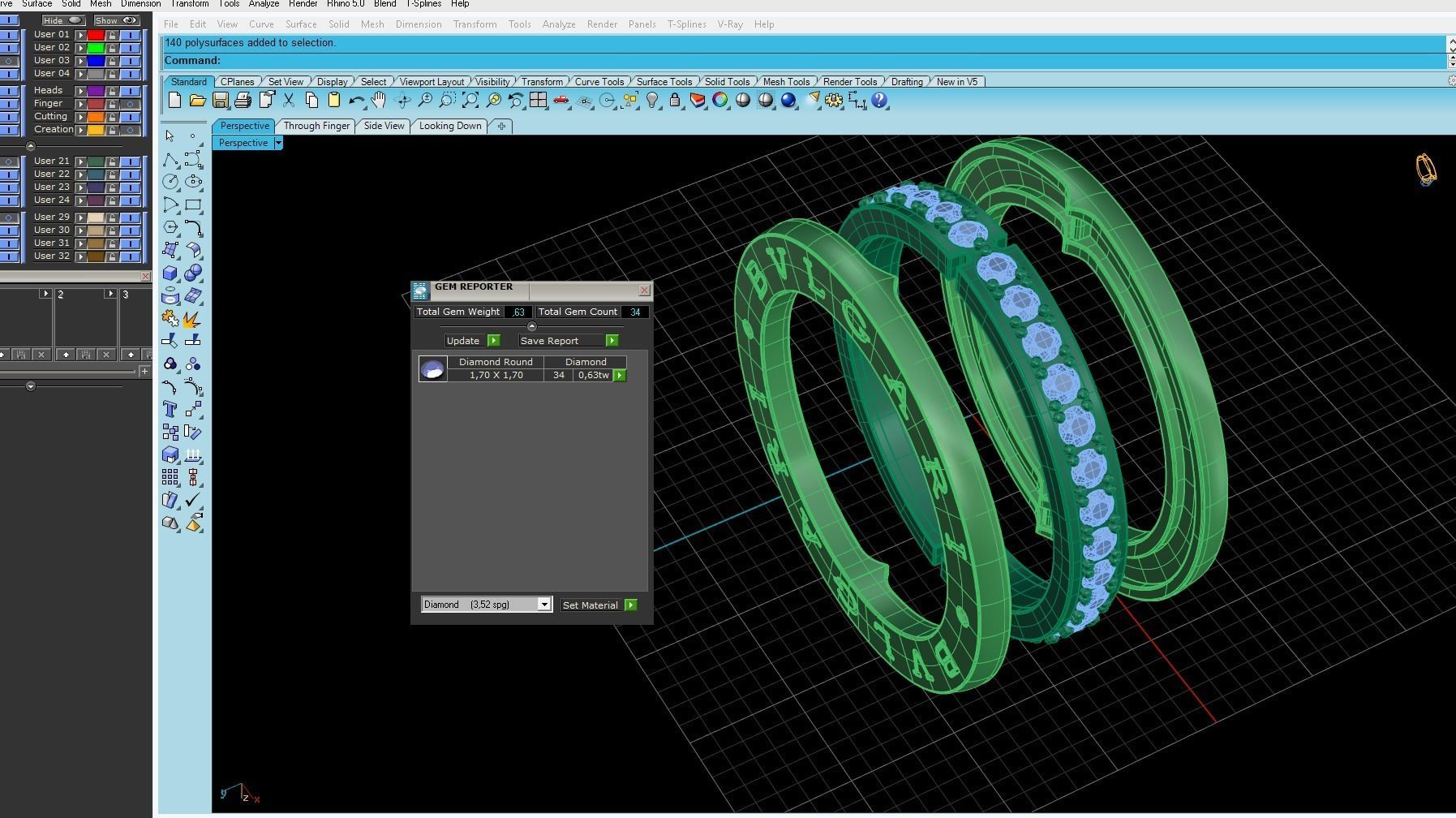  Bzero Style Ring 3D print model_6