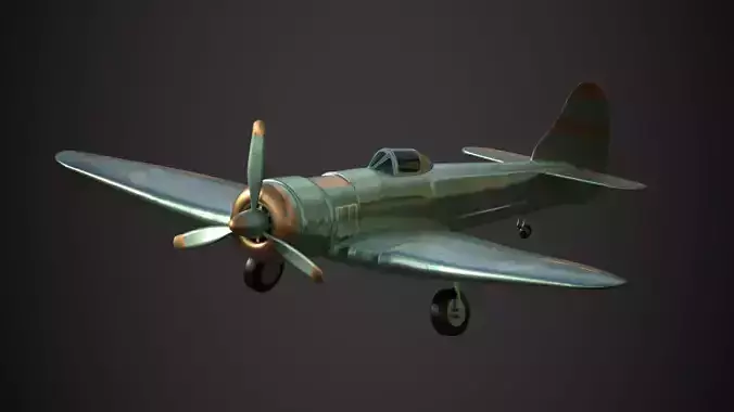 Old Plane 3D model