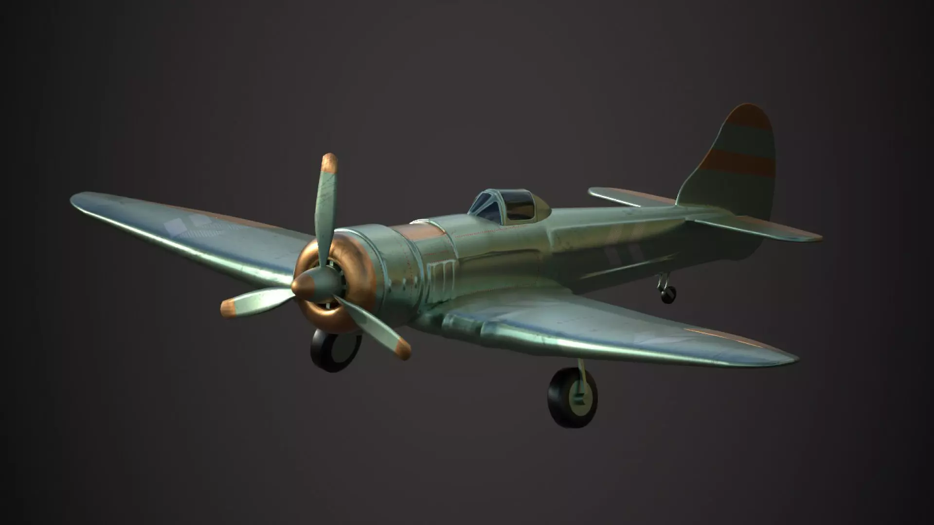 Old Plane 3D model