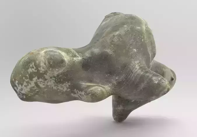 Flint is natural Low-poly 3D model