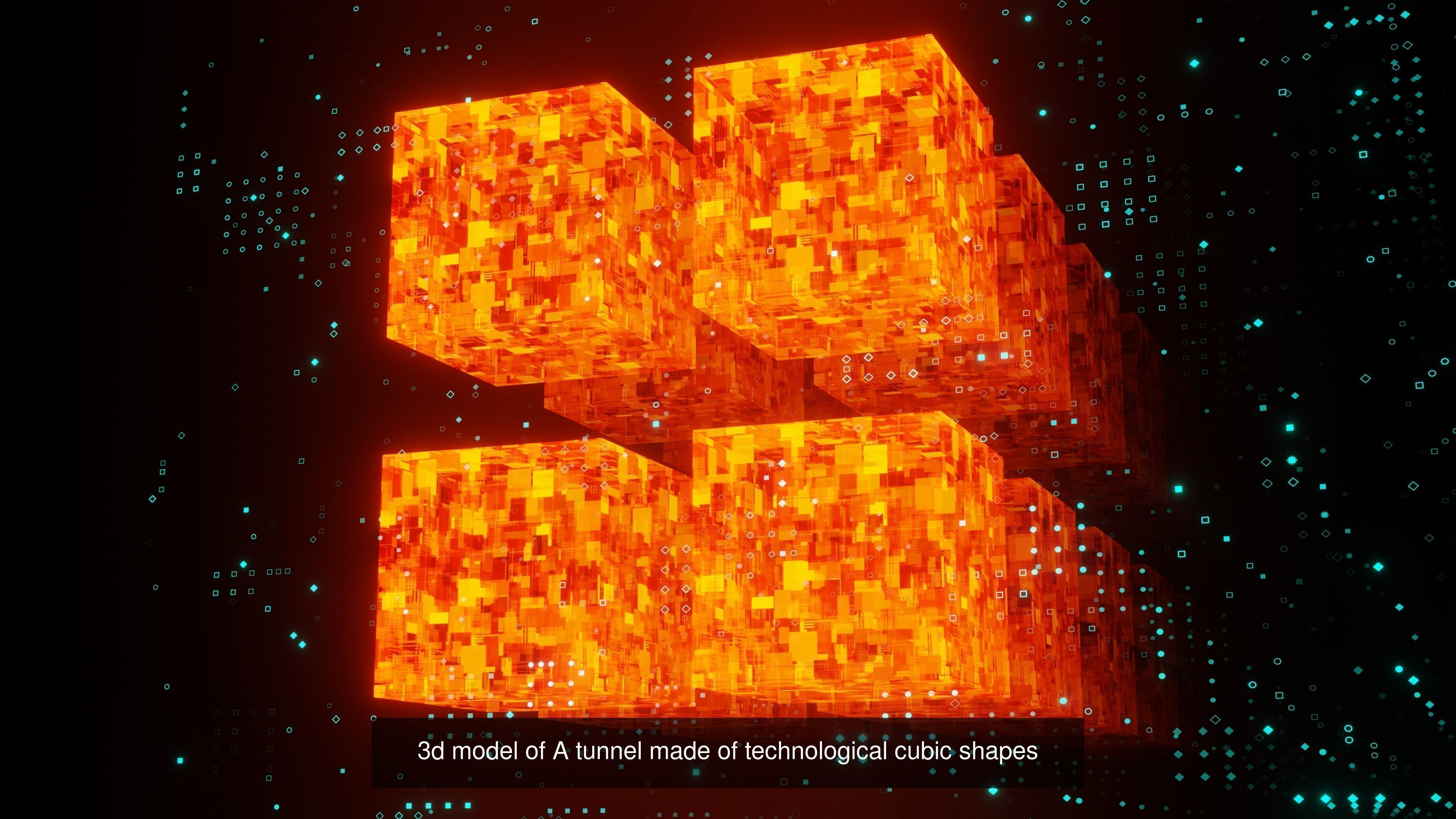 futuristic backgrounds  3D Model Collection_6