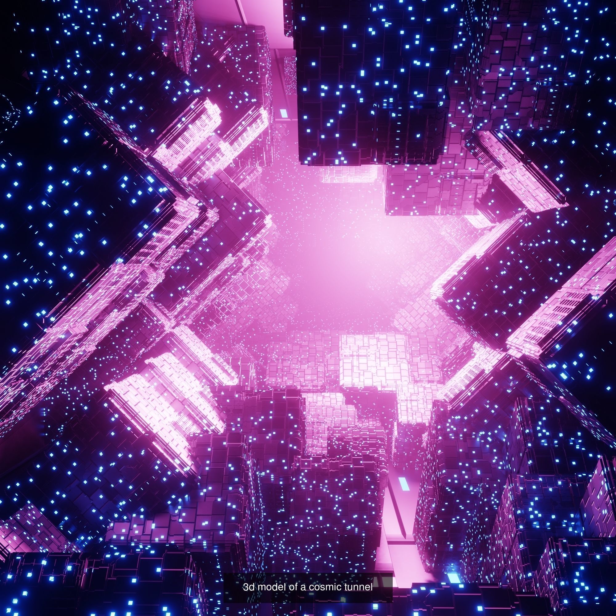 futuristic backgrounds  3D Model Collection_3