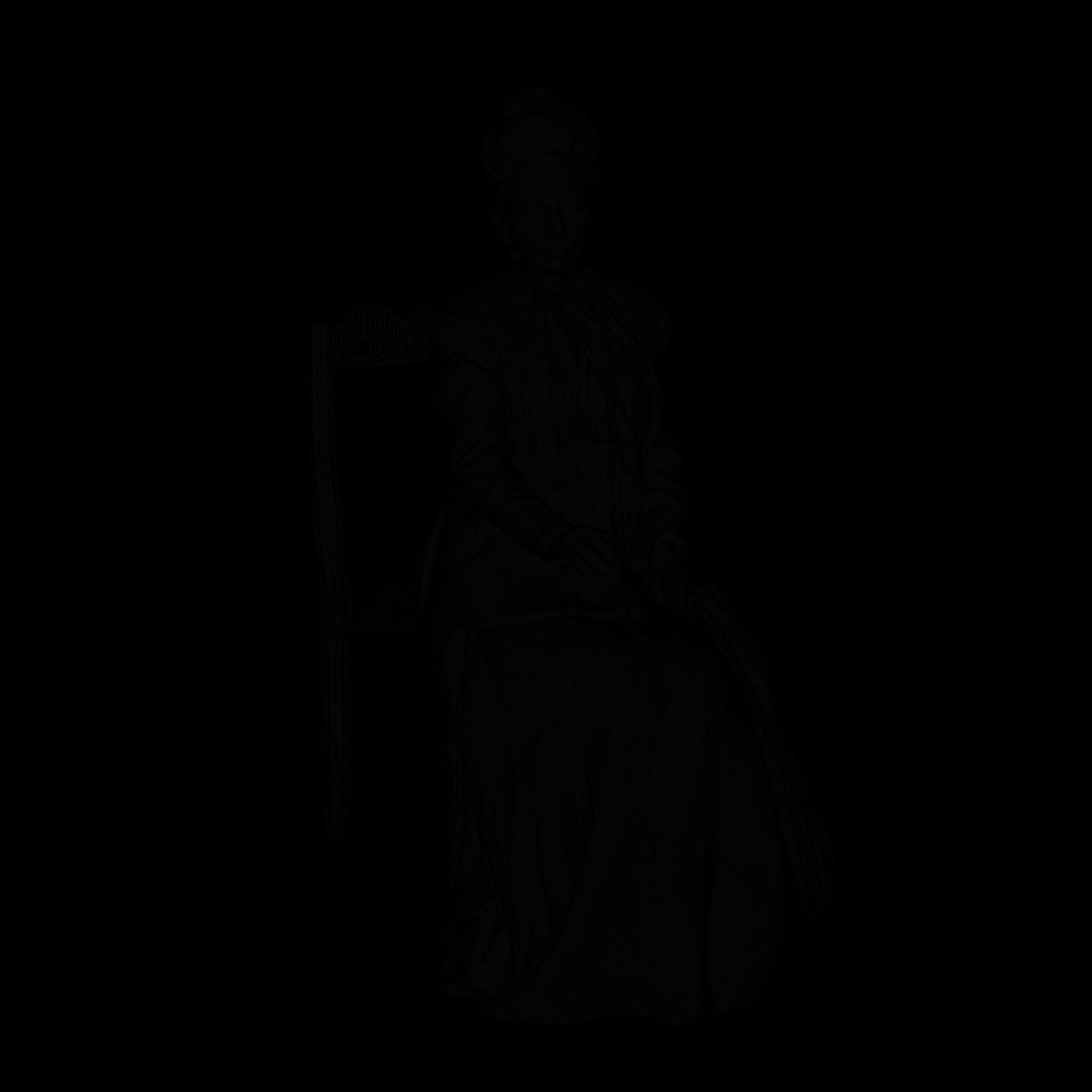 Sitting woman Sculpture 3D printing 3D print model_6