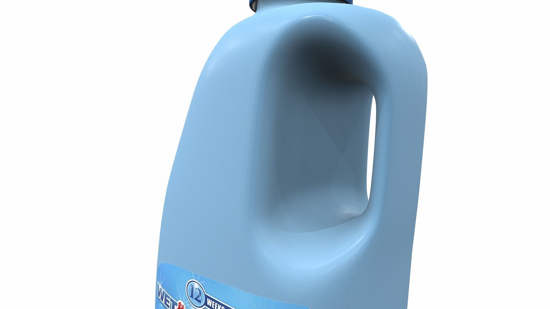Cleaner bottle wet 3D model_12