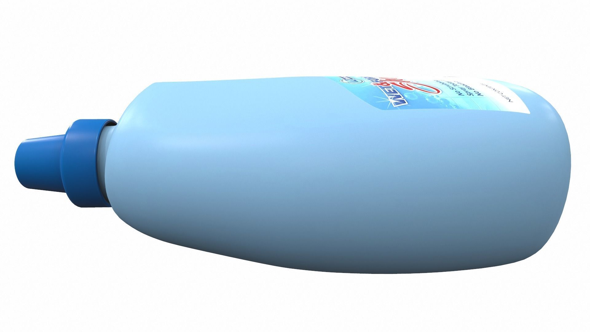 Cleaner bottle wet 3D model_8