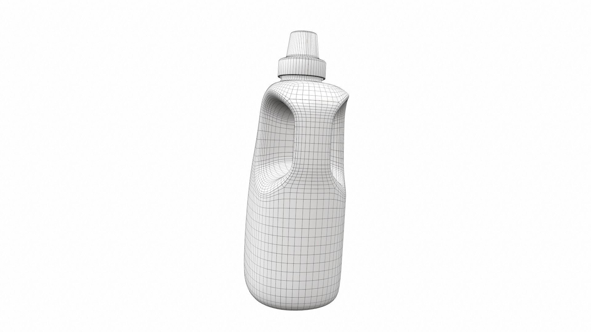 Cleaner bottle wet 3D model_16