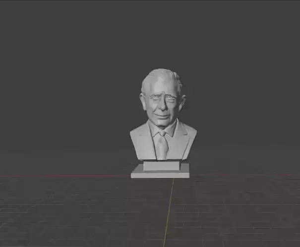 King Charles III 3D print model