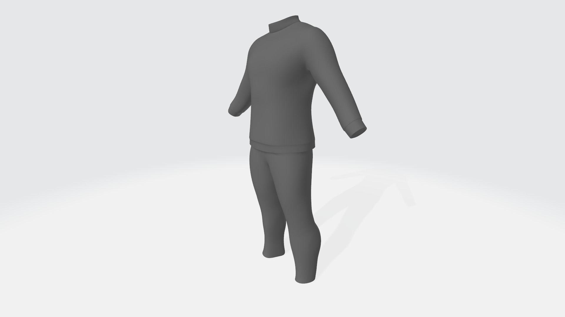 Tracksuits mesh 3D model_1