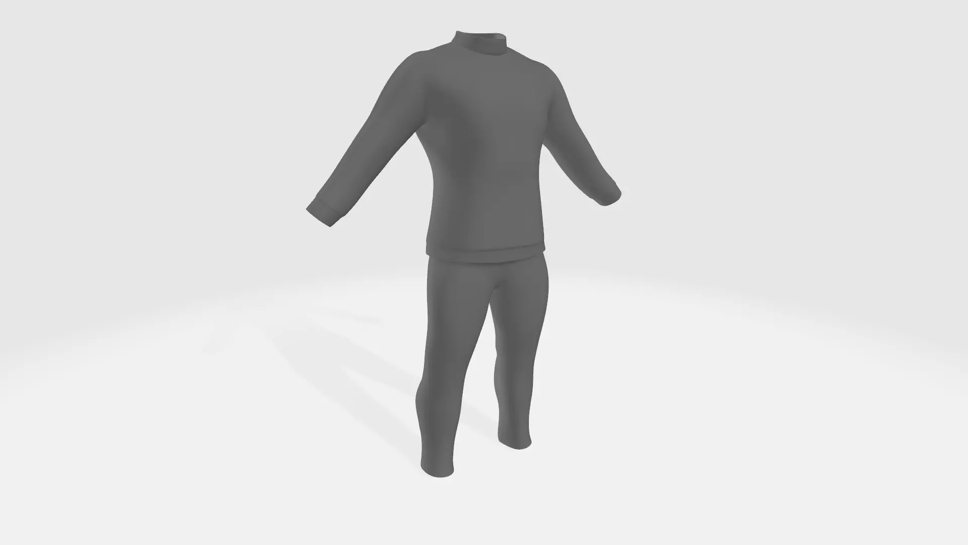 Tracksuits mesh 3D model_0