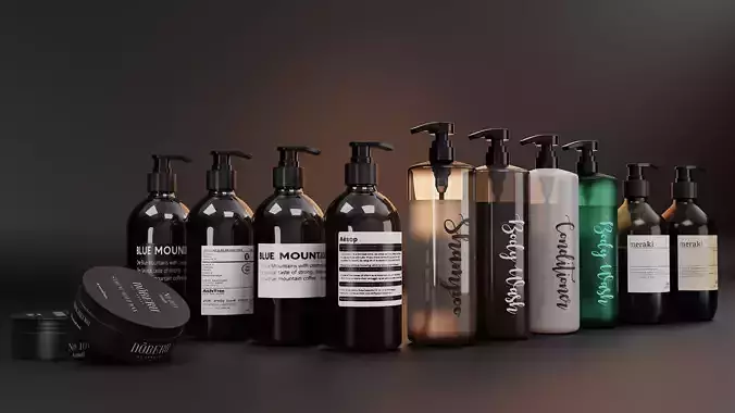 Luxury Bathroom Decoration Assets SET 3