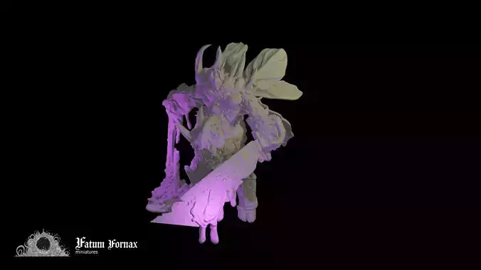 Entropy avatar - Pre-supported 3D print model
