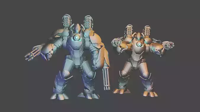 Praetor armor - FKYAH pattern - Pre-supported 3D print model