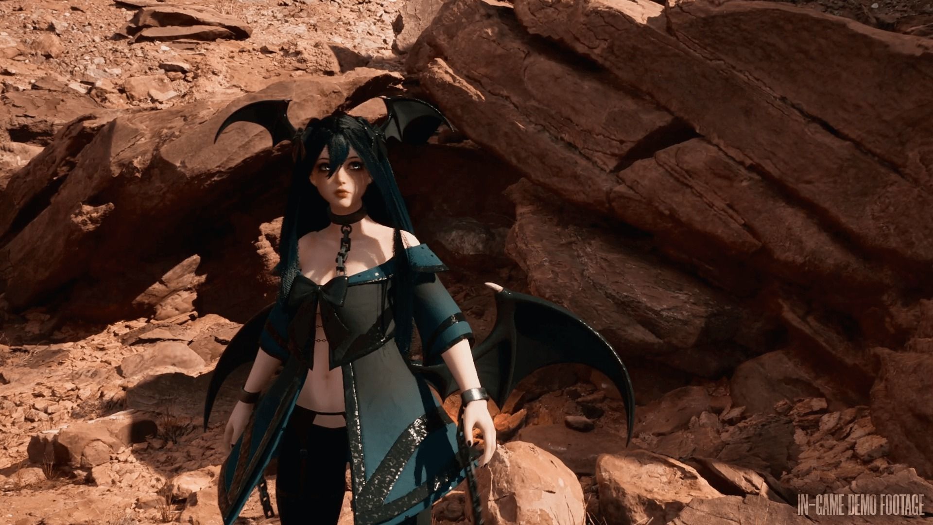 Succubus Lucia - Game Ready Low-poly 3D model_13