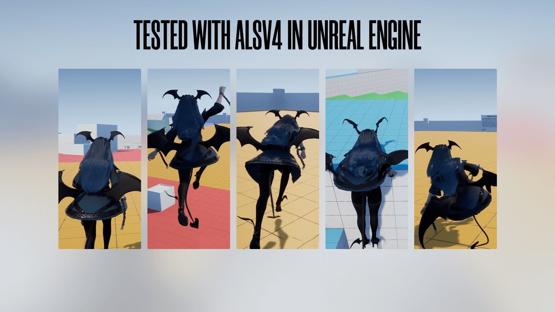 Succubus Lucia - Game Ready Low-poly 3D model_10