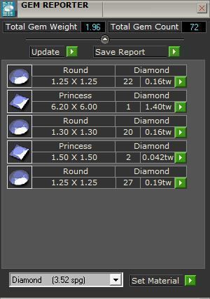 Round Cut Diamond Bridal Set 1748 3D print model 3D print model_8