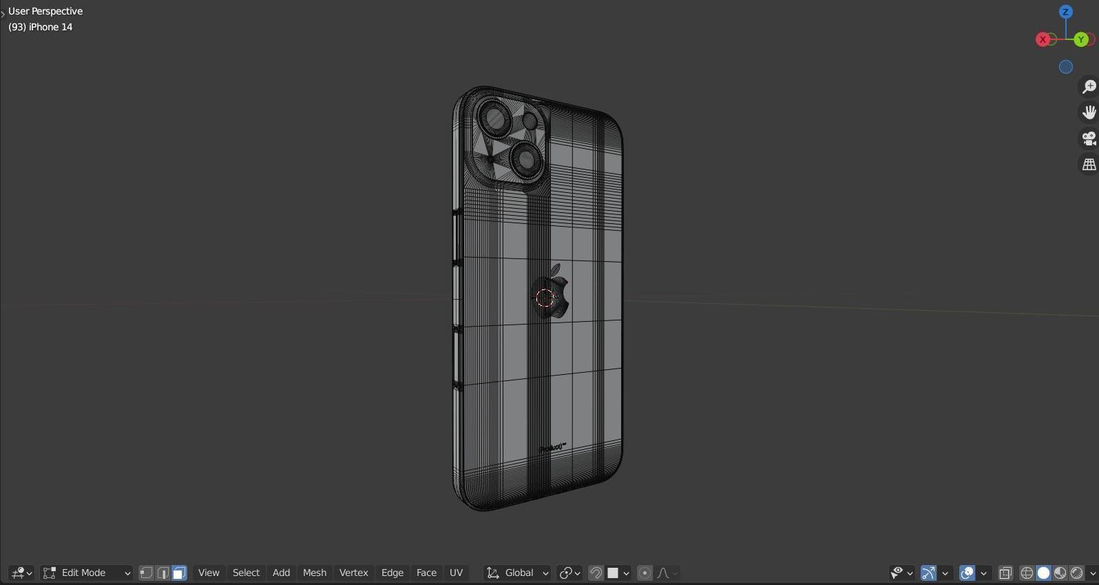 Apple iPhone 14 in Official Colors and Design 3D model | CGTrader