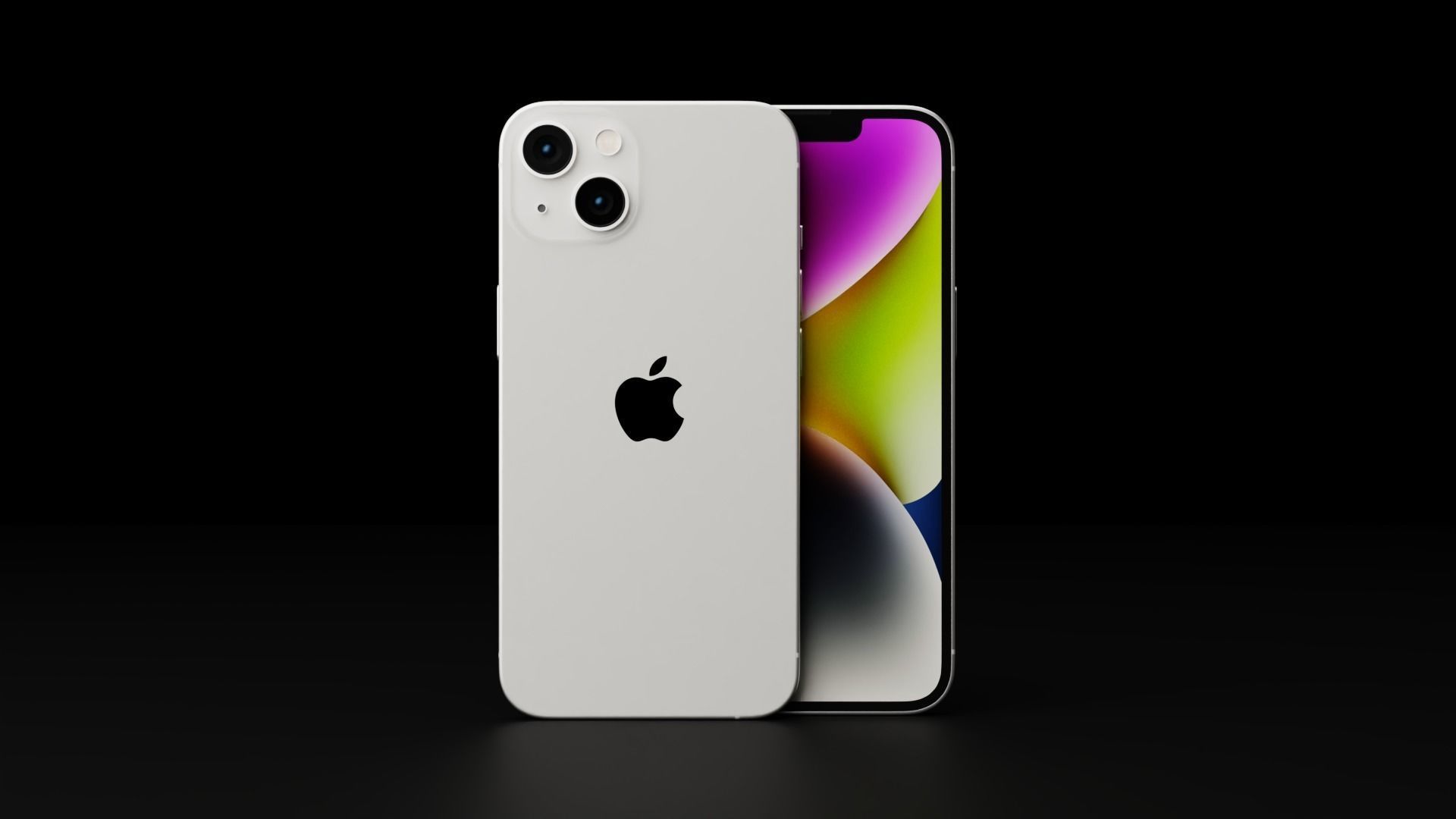 Apple iPhone 14 in Official Colors and Design 3D model | CGTrader