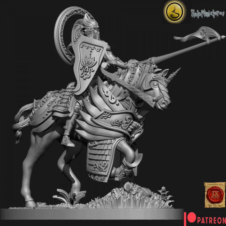Highborn elves Highborn lancers rings optional 3D print model_4