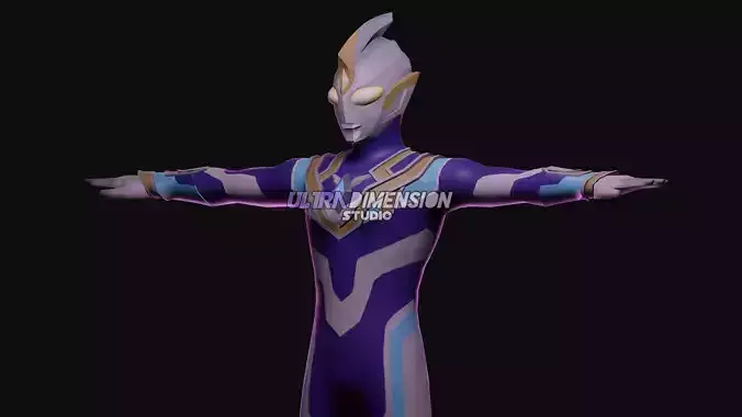 Ultraman Trigger Sky Type - 3D Model 3D model