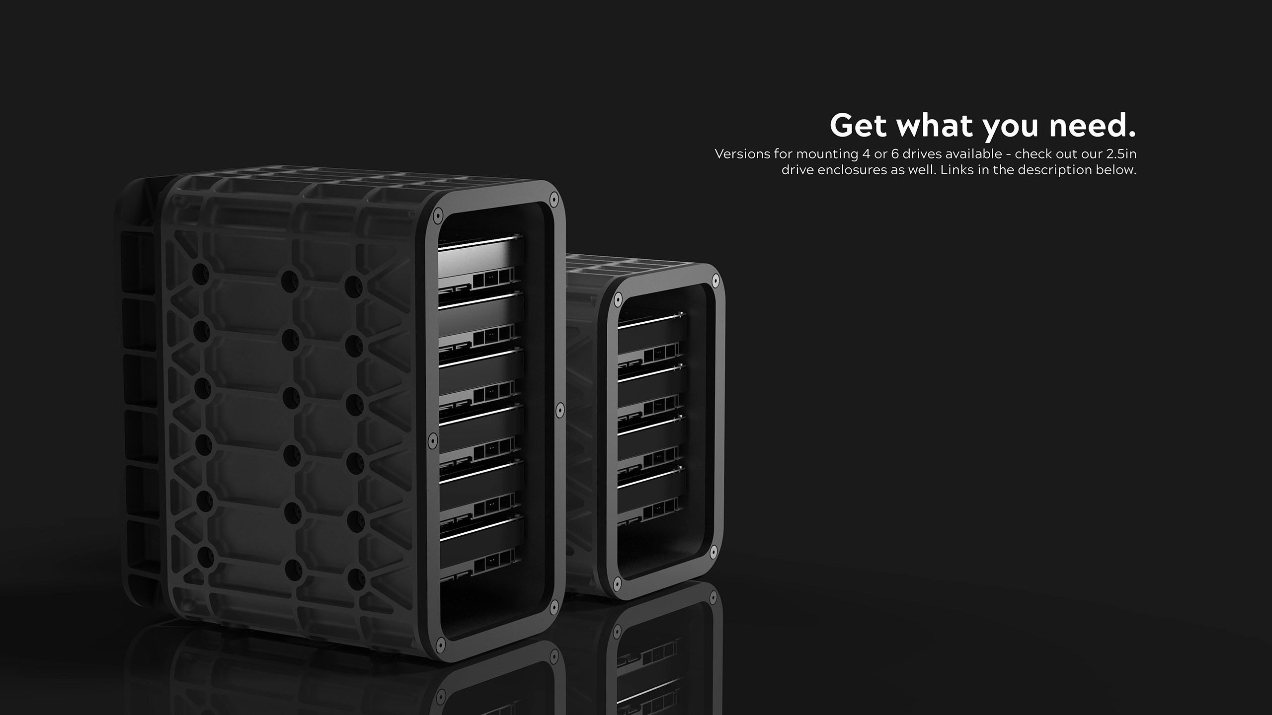 AERO SPACE HARD DRIVE ENCLOSURE - HDD - 6 DRIVE 3D print model_8