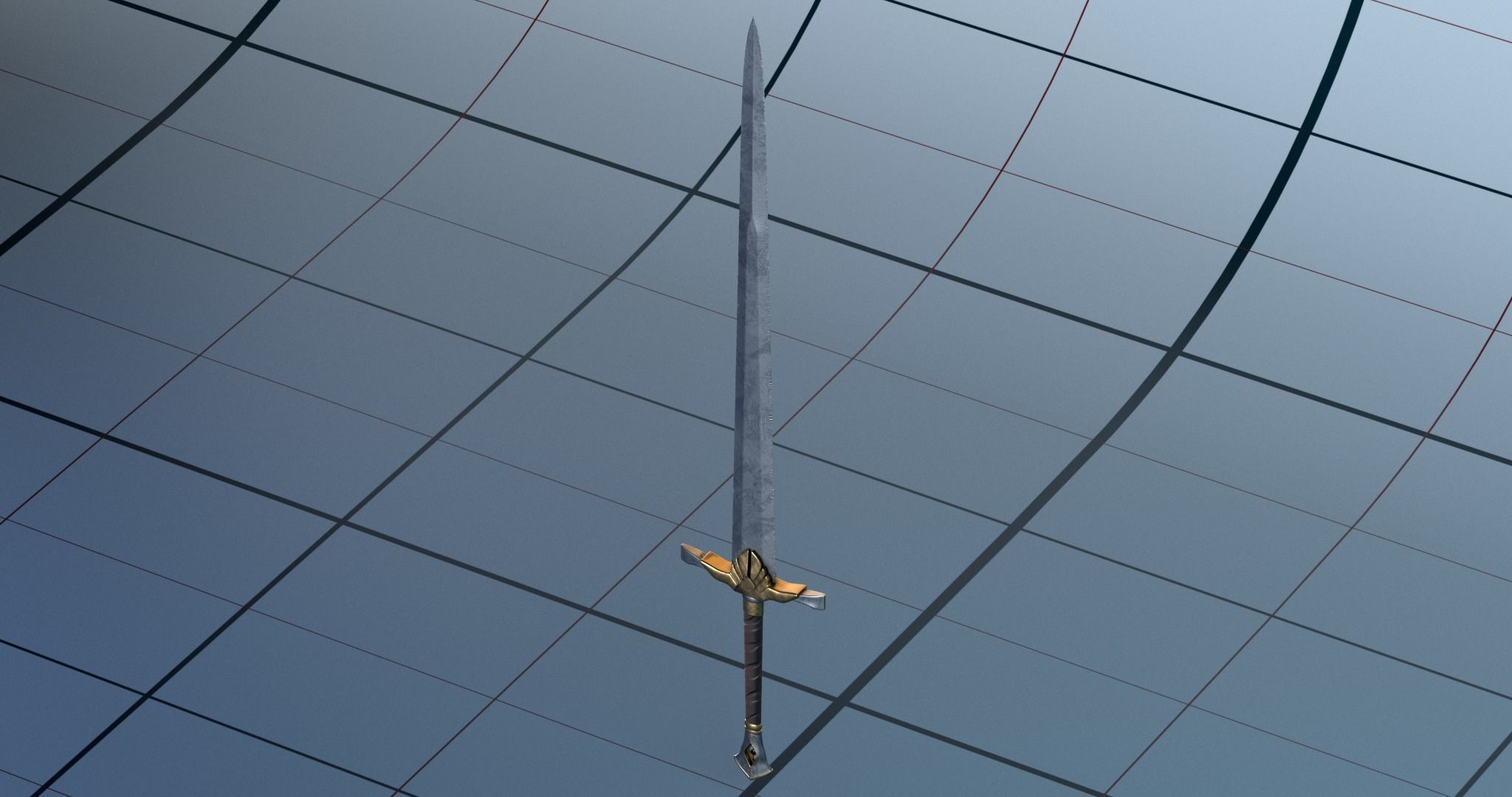 Sword PBR 3D model_5