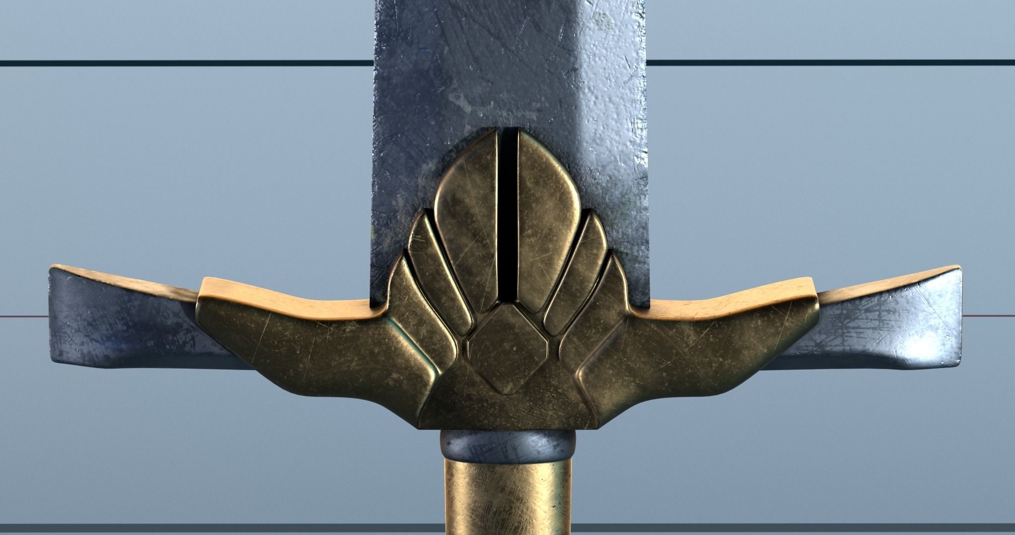 Sword PBR 3D model_1
